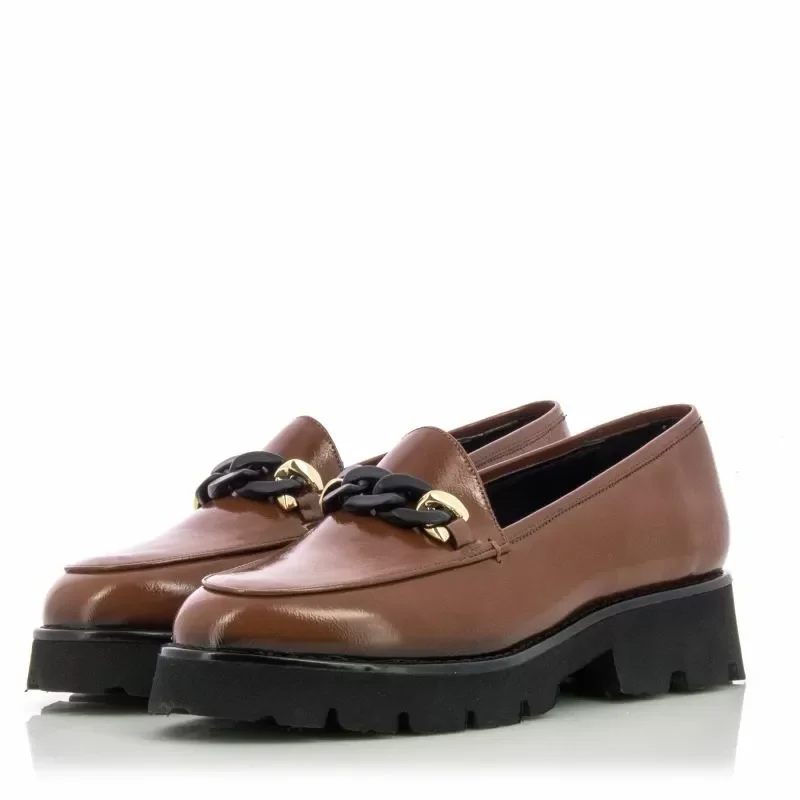 Дамски Лоуфър CARLO FABIANI – 108592 DARK TAN — снимка 3