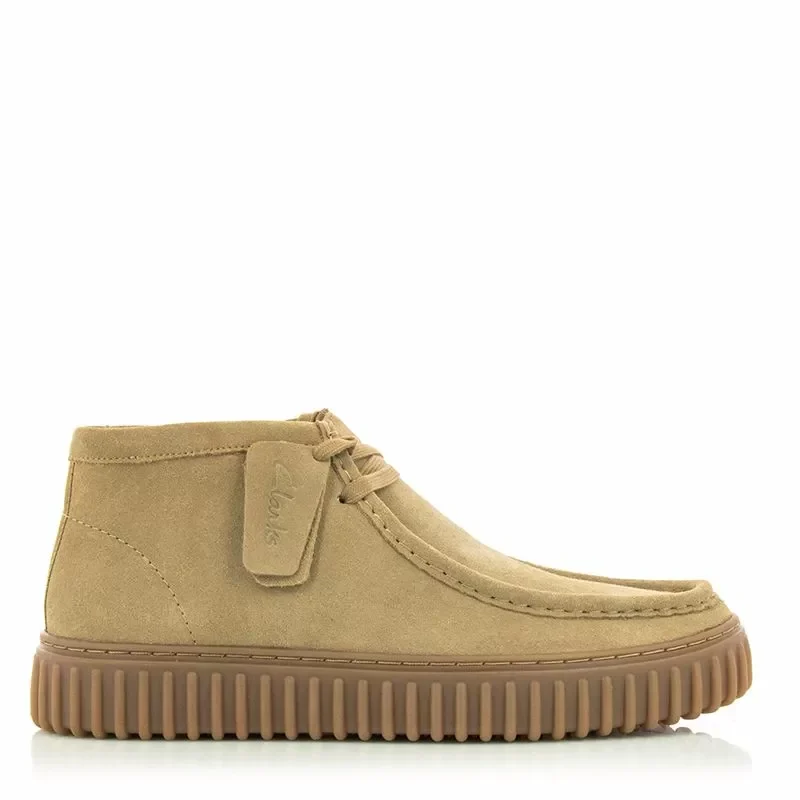 Мъжки Ежедневни Боти CLARKS – 26173663 TORHILL HI DARK SAND
