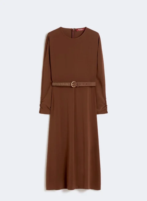 Миди рокля с колан Max Mara Studio Mstzerbino — снимка 5