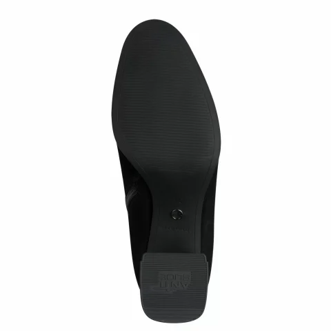 Дамски Боти На Ток TAMARIS – 1-25341-45-004 BLACK SUEDE — снимка 3