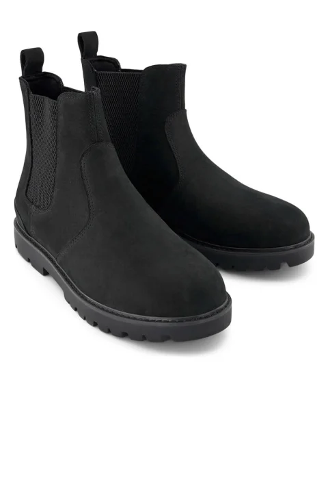 Боти Blk Wr Lthr Mn Grifin 10021376 black — снимка 2