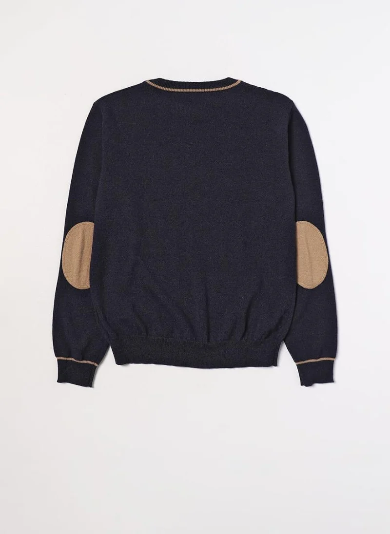 Пуловер с кашмир 'Elbow Patches' Fay