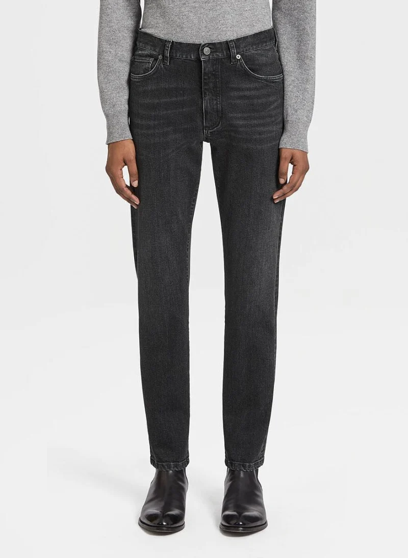 Деним 'Stone washed' Zegna