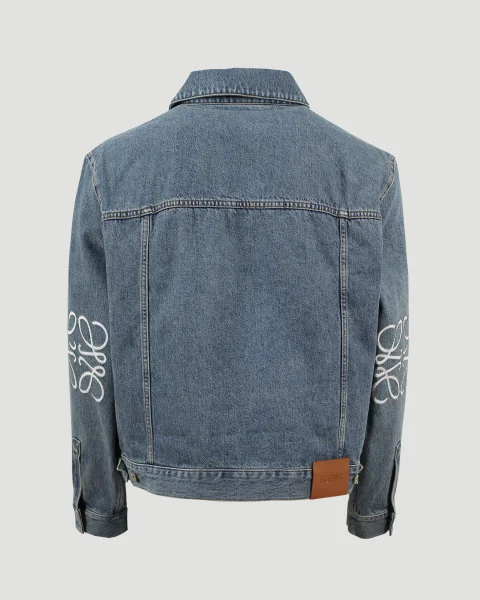 Anagram Jacket in Denim — снимка 2