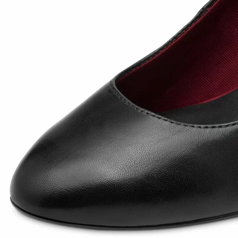 Токчета TAMARIS – 1-22460-45-003 BLACK LEATHER — снимка 4