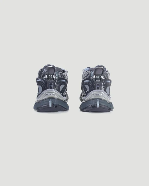 Runner Sneaker in Grey/Navy/Light Blue — снимка 3