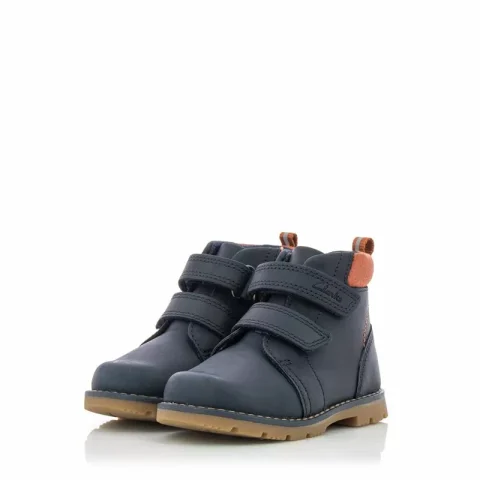 Боти Момчета CLARKS – 261692667040 Heath Strap T Navy — снимка 5