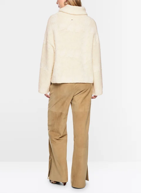 Пуловер с алпака 'Fluffy jumper' Marc Cain Collections — снимка 3