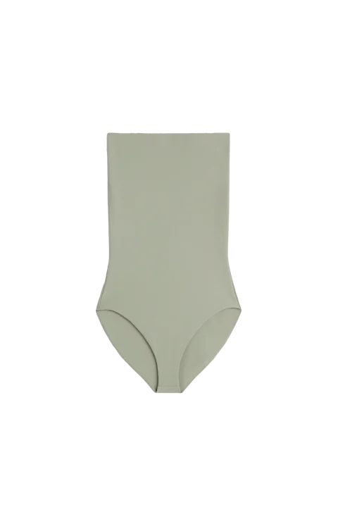 Fold Down Bikini Bottoms in Light Sage