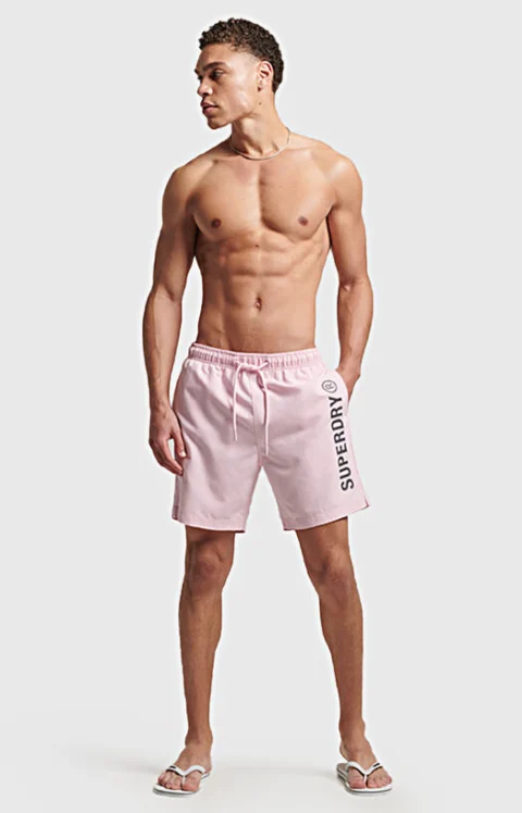 Розови плажни шорти CORE SPORT — снимка 5