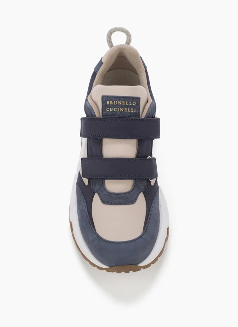 Кецове с кожени детайли Brunello Cucinelli Kids — снимка 5