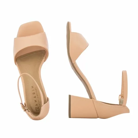 Дамски Сандали На Ток RAMARIM – 2234202-9 PEACH — снимка 3