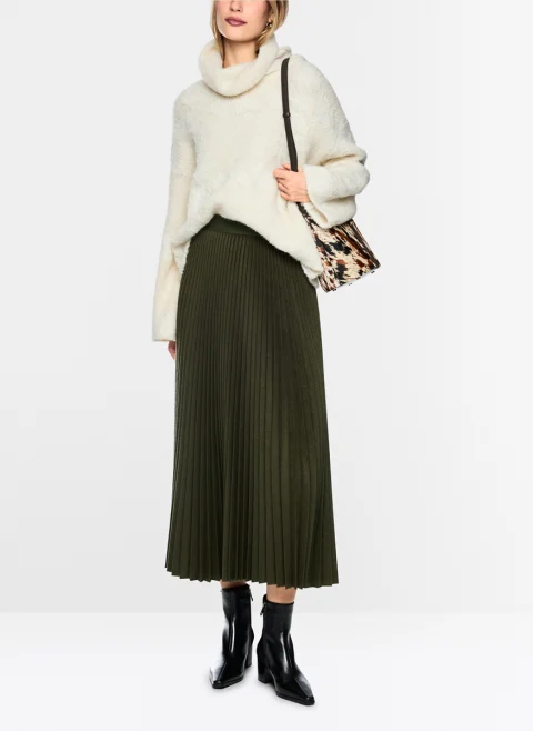 Плисирана пола с вълна Marc Cain Collections — снимка 13