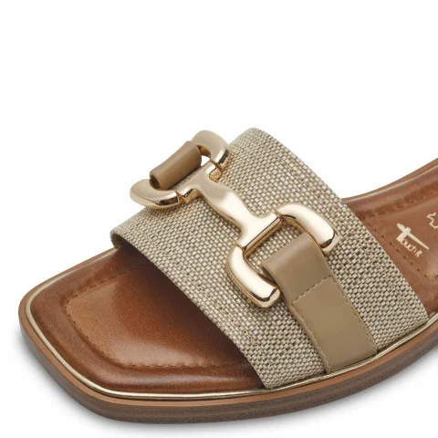 Дамски Равни Чехли TAMARIS – 1-27100-42-400 BEIGE — снимка 4