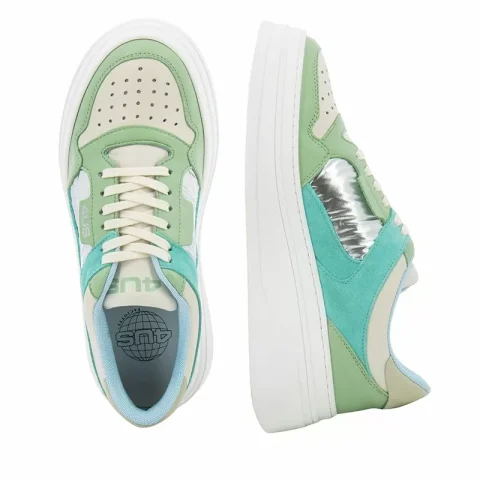 Дамски Сникърс CESARE PACIOTTI 4US – TAYLOR-06 -NAPA ALOE/VELOUR VERDE JASMINE — снимка 5