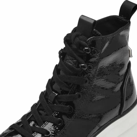 Дамски Сникърс TAMARIS – 1-25291-43-018 BLACK PATENT — снимка 4
