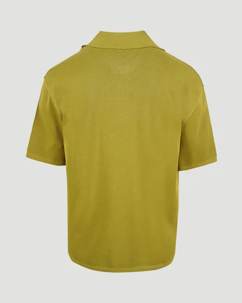 Short-Sleeve Polo T-Shirt in Havana — снимка 3