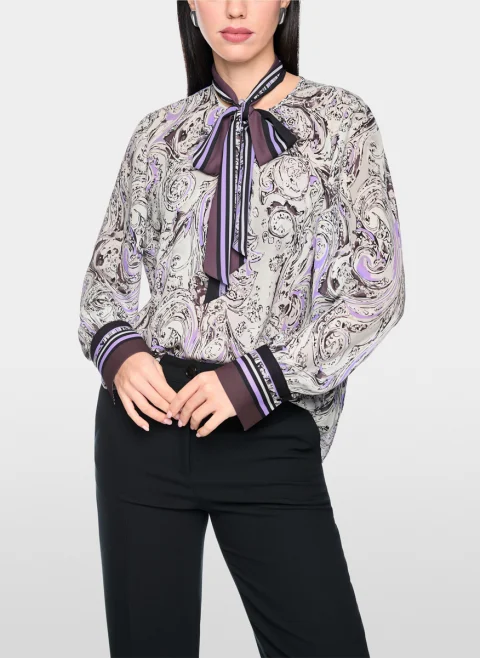 Блуза с панделка 'Ornamental' Marc Cain Collections