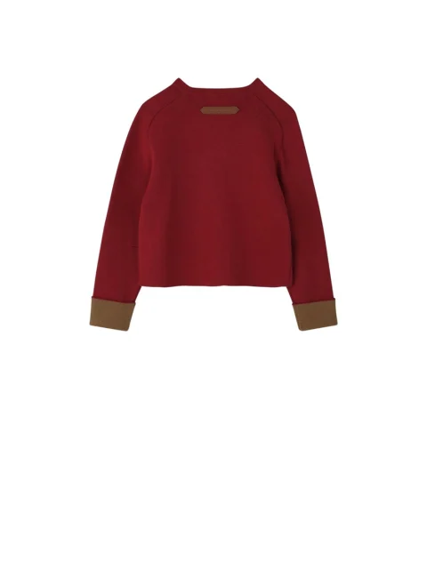 Суитшърт с контрастни детайли Lanvin Kids — снимка 2