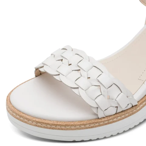 Дамски Сандали На Платформа TAMARIS – 1-28334-46-100 WHITE — снимка 4
