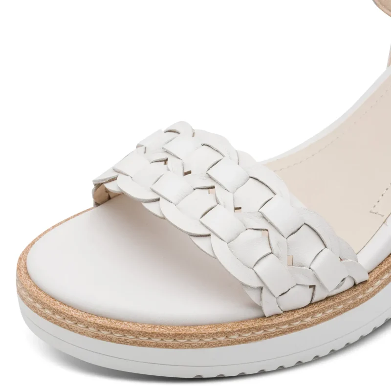 Дамски Сандали На Платформа TAMARIS – 1-28334-46-100 WHITE — снимка 4