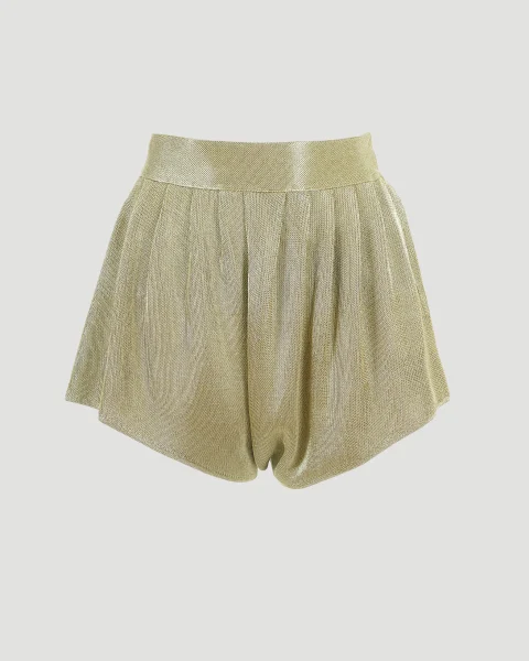 High-Rise Mesh Shorts