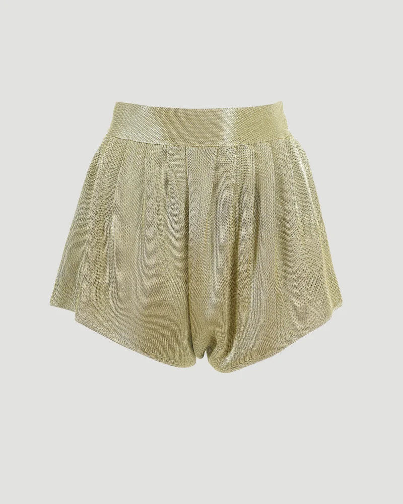 High-Rise Mesh Shorts