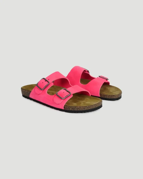 Jimmy Flat Sandals in Suede — снимка 2