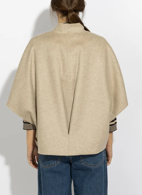 Пелерина от кашмир Max Mara Mxaandalo — снимка 5