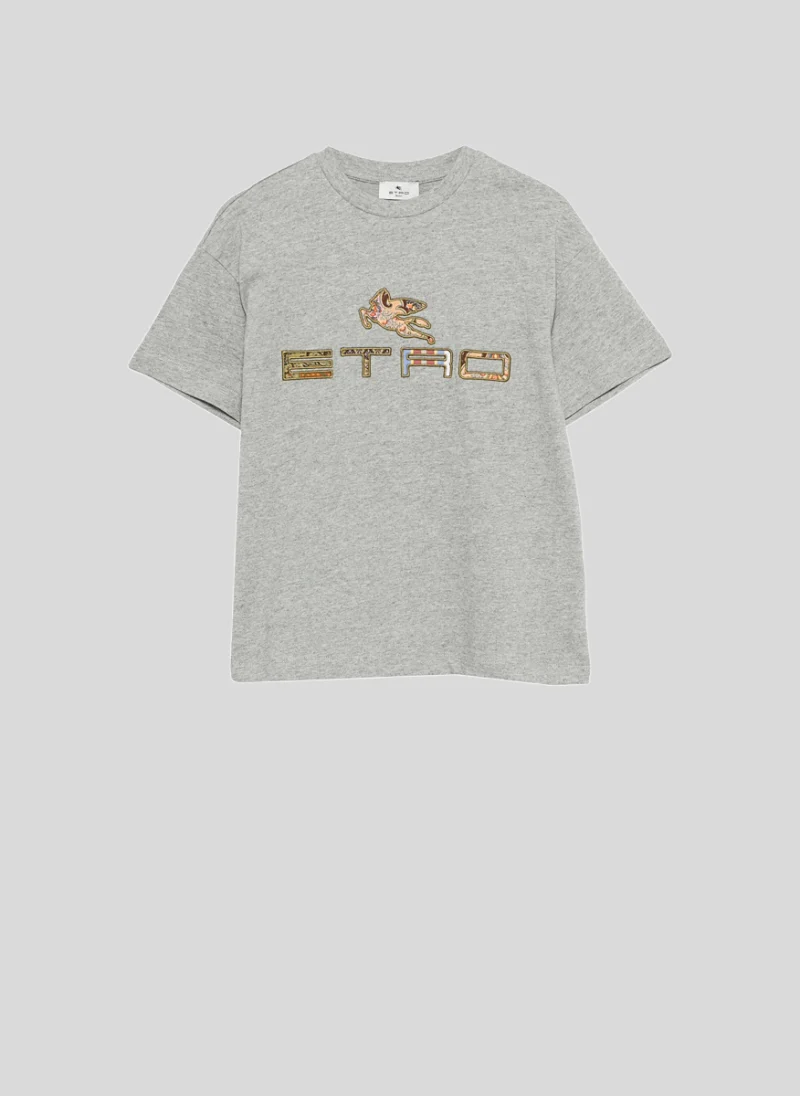 Тишърт с бродерия 'Pegasus' Etro Kids