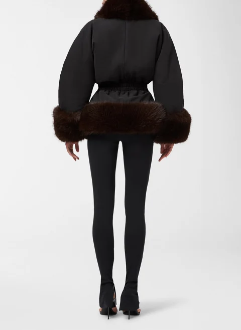 Яке с 'faux fur' детайли 'Brina' The Andamane — снимка 3