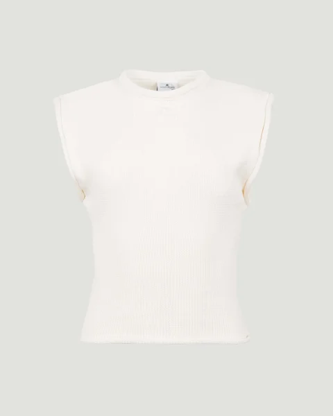 Knitted Top in White