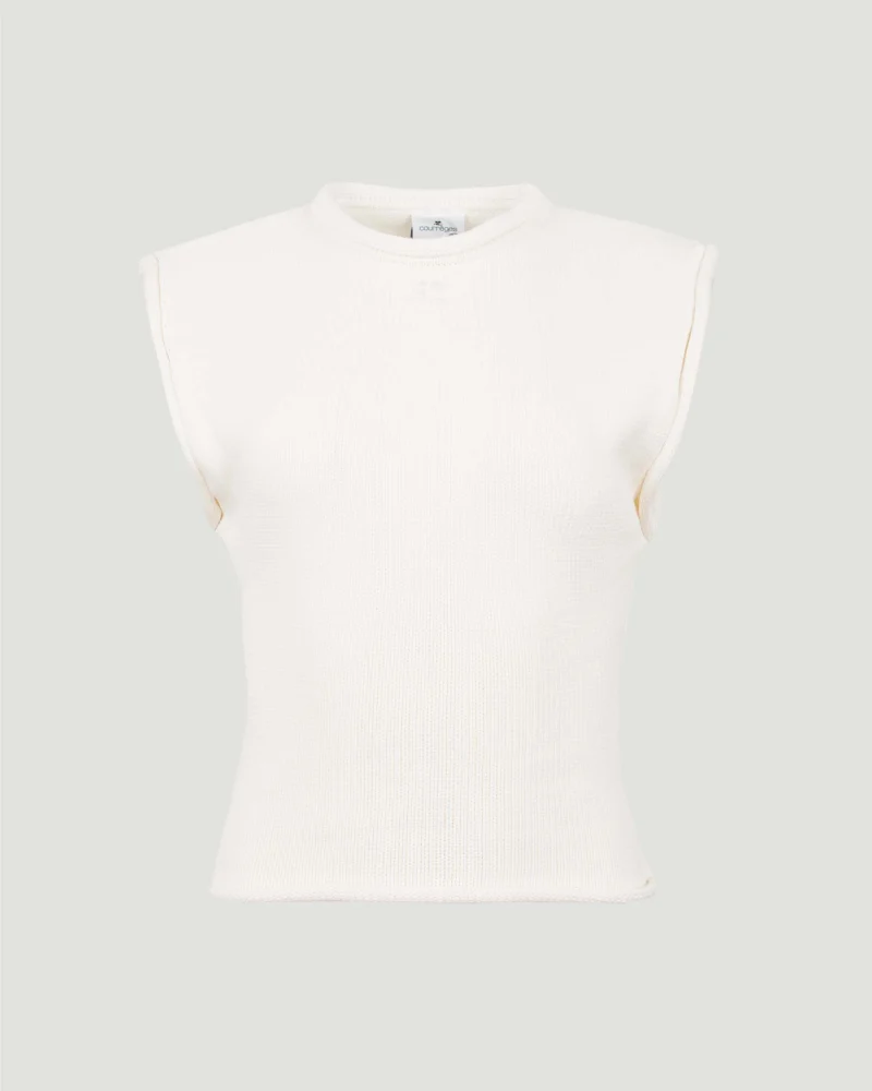 Knitted Top in White