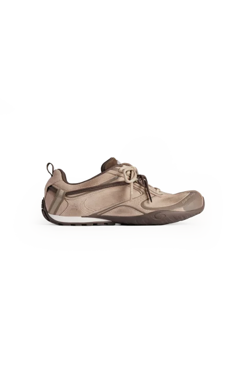 Radar Velvety Sneaker in Beige/brown