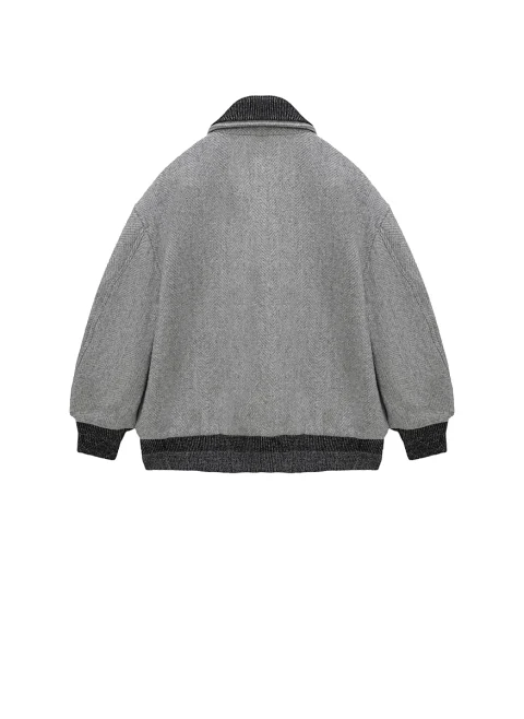 Бомбър яке от вълна 'Herringbone' Missoni Kids — снимка 2
