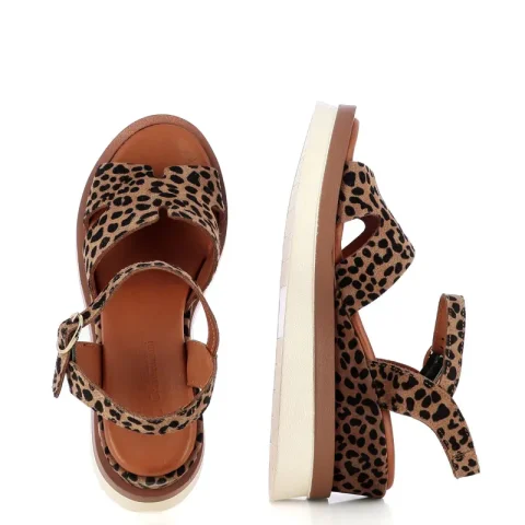 Дамски Сандали На Платформа CARLO FABIANI – 030-312-2823 LEOPARD — снимка 5
