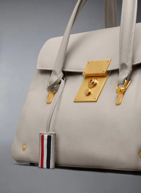 Кожена чанта 'Bolton' Thom Browne — снимка 9