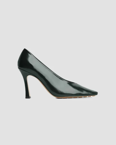 Sofia Pump in Dark Green