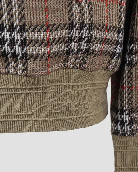 Check Jacquard Hoodie — снимка 3