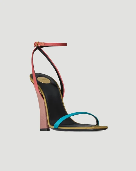 Dominique Sandals in Satin Crepe — снимка 2