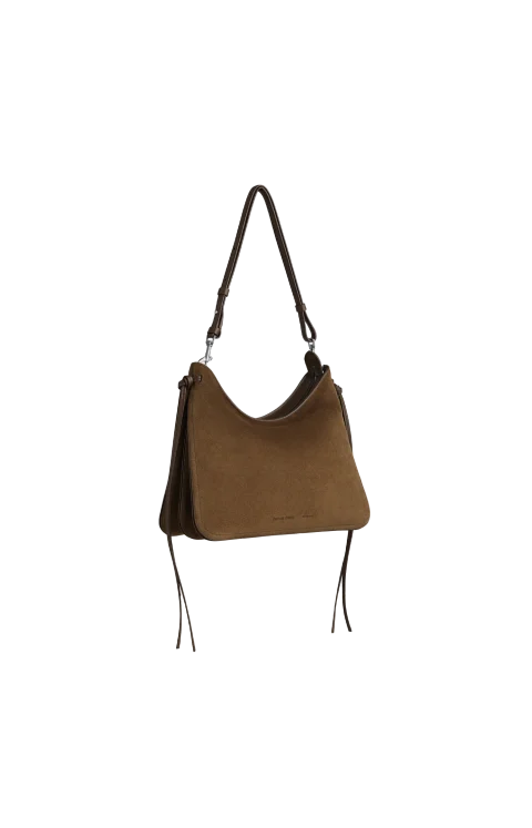 Gig Bag in Khaki Suede — снимка 2