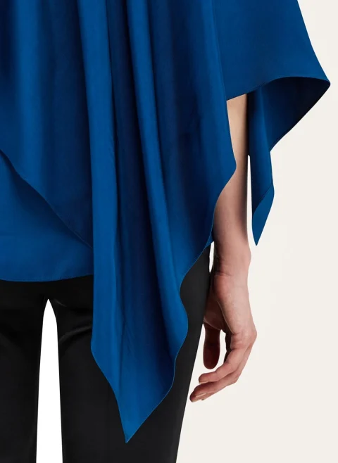 Блуза с 'cape' детайл Ferragamo — снимка 6