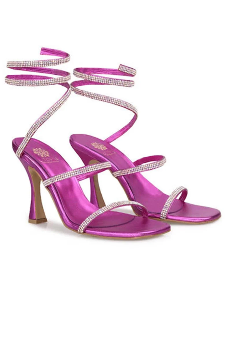 Heels Utopia U38-004 High Slim Heel fuschia leather — снимка 2