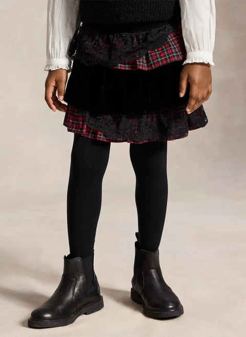Пола с дантела 'Layered look' Ralph Lauren Kids 3-6 — снимка 3