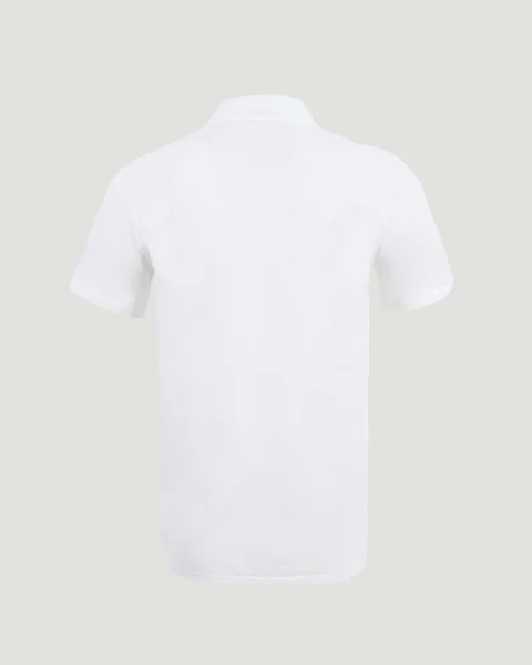 Cotton Polo with Givenchy Patch in White — снимка 3