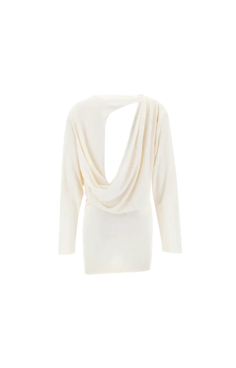 Mistral Mini Dress in White — снимка 2