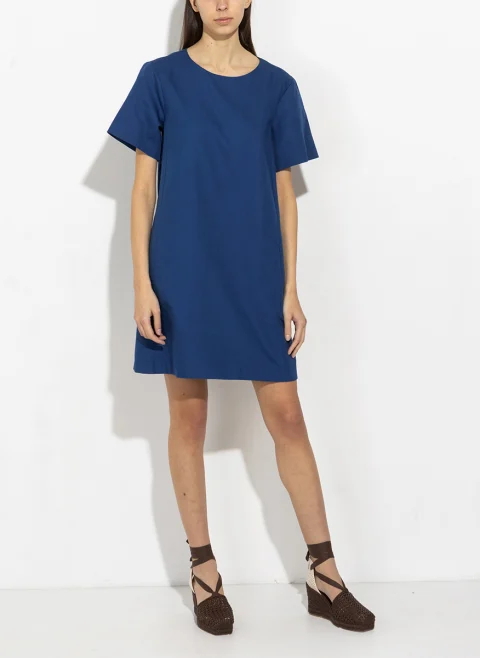 Къса рокля от памук Weekend Max Mara Wkdaloa — снимка 2