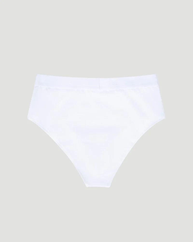 Low-Waist Briefs in White — снимка 2