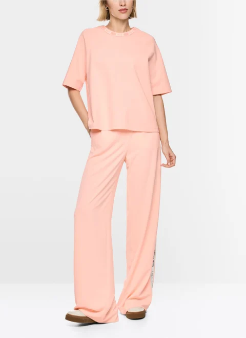 Тишърт с принтиран мотив 'Oversized fit' Marc Cain Sports — снимка 2