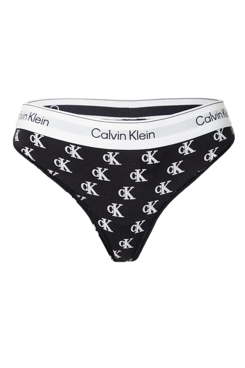 Бельо Thong LV00QF8518 JGJ collegiate logo small+black
